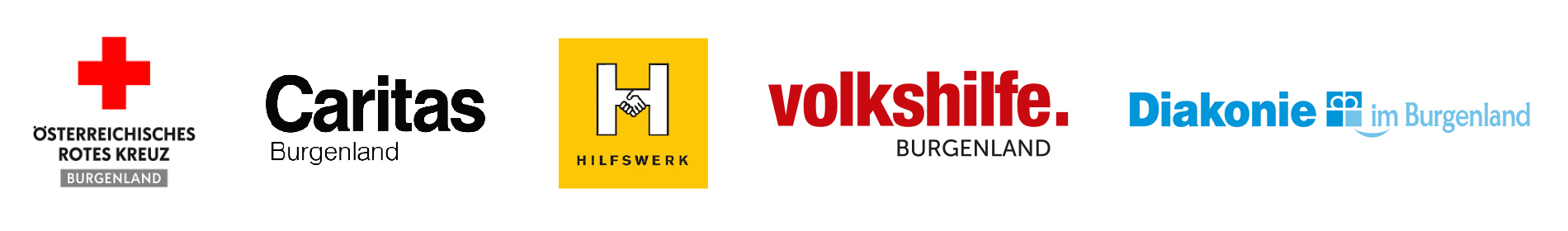 Caritas Hilfswerk Rotes Kreuz Volkshilfe Diakonie